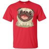 PUG - Happy pug dog T Shirt & Hoodie