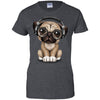 PUG DOG - Cute Pug Puppy Dj Wearing Headphones and Glasses T Shirt & Hoodie